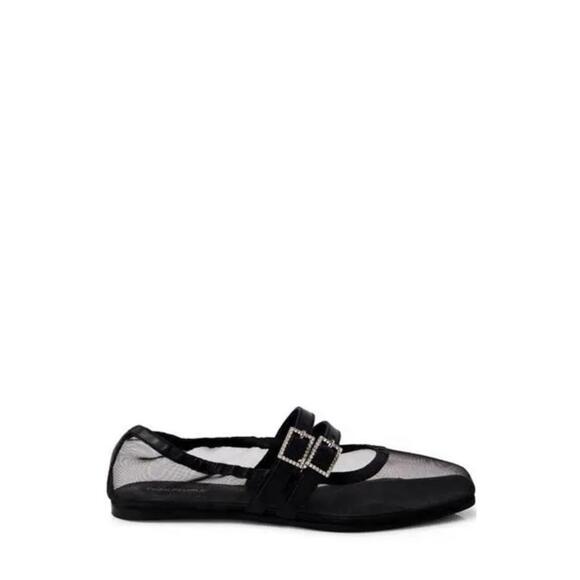 Free People™ Women's  Gemini Ballet Flats in Black - Picture 4 of 8